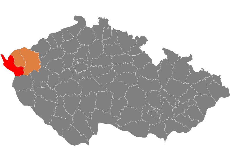 Soubor:Map CZ - district Cheb.PNG