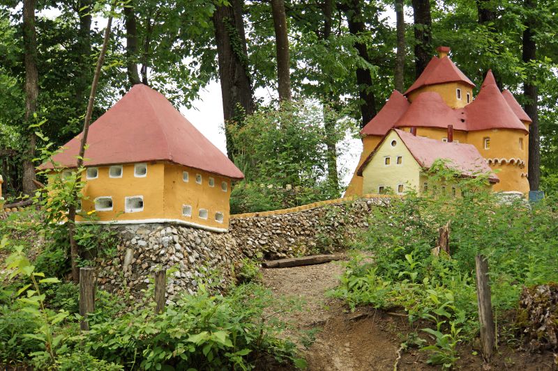 Soubor:Croatia-00725-Model of Veliki Tabor Castle-DJFlickr.jpg