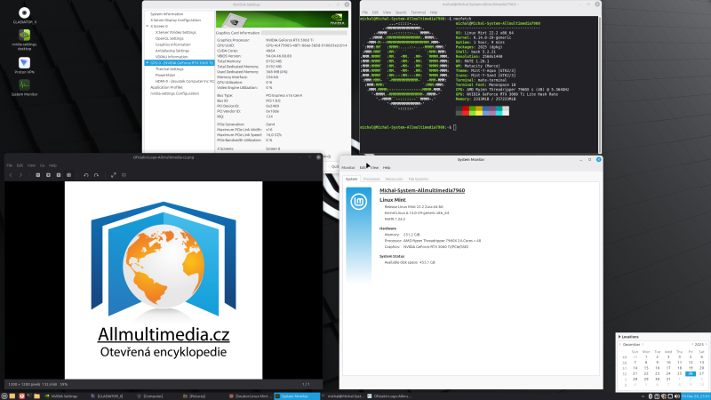 Soubor:Linux Mint Zara-Threadripper RTX-2025-12-26.png